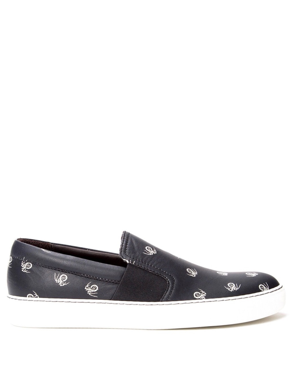 LAVIN Spooky Black Slip-On Sneakers
